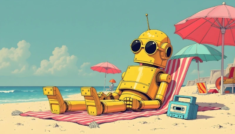 Robot taking a break — business process automation on autopilot