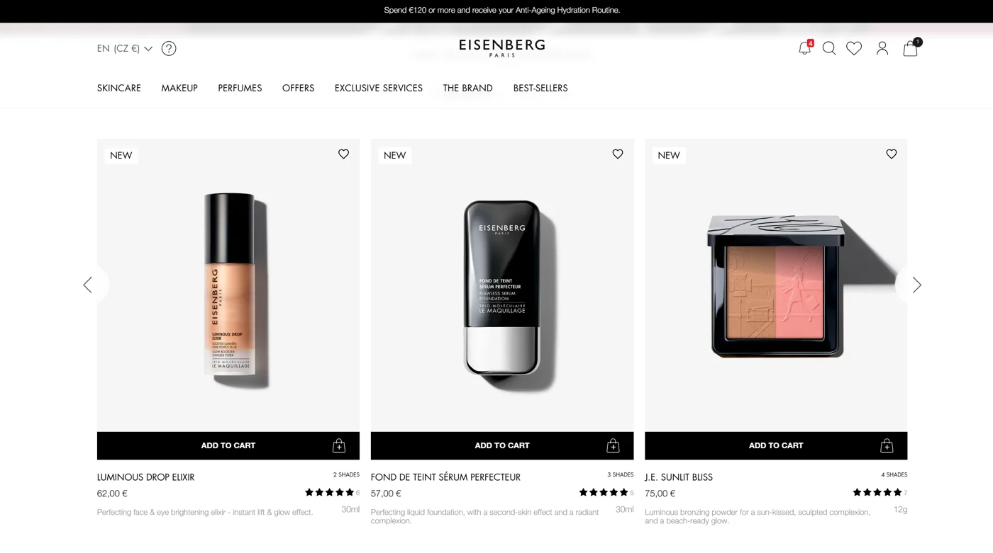 Eisenberg.com - produktový katalog