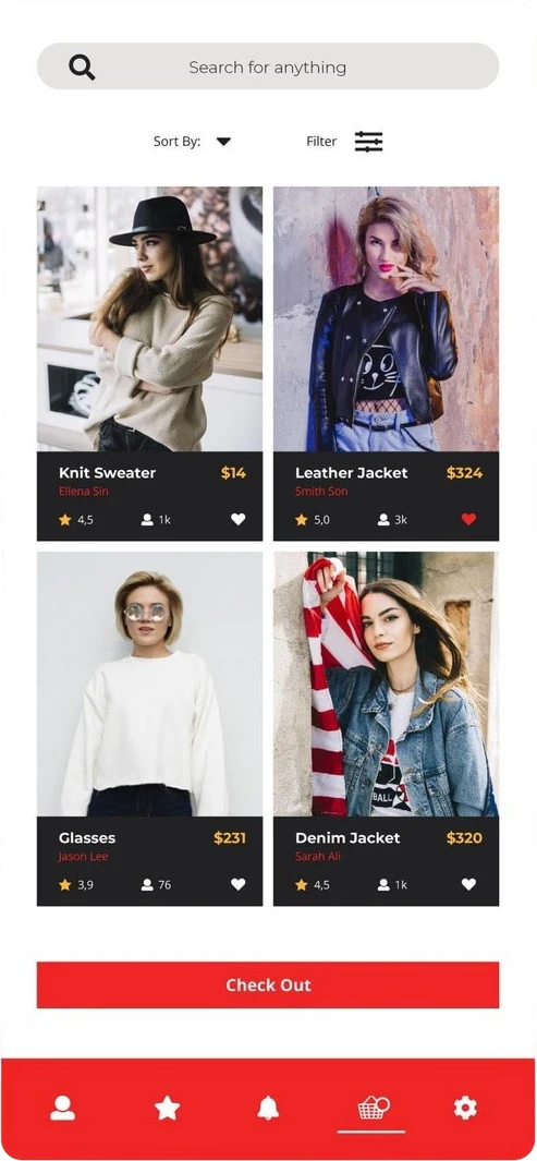 Ukázka mobilního e-shopu